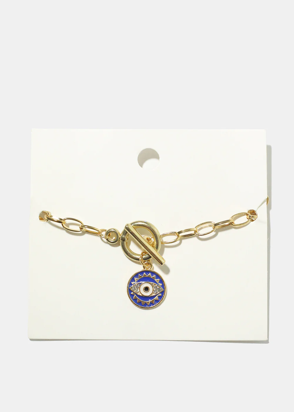 Evil Eye Toggle Chain Bracelet - Image 4