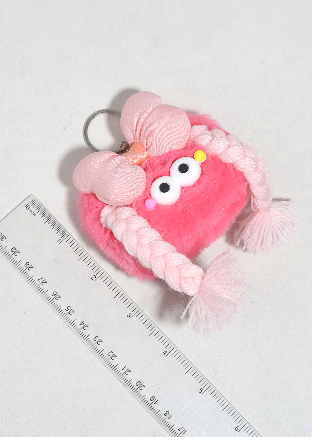 Fluffy Braid Cutie Bag Charm - Image 4