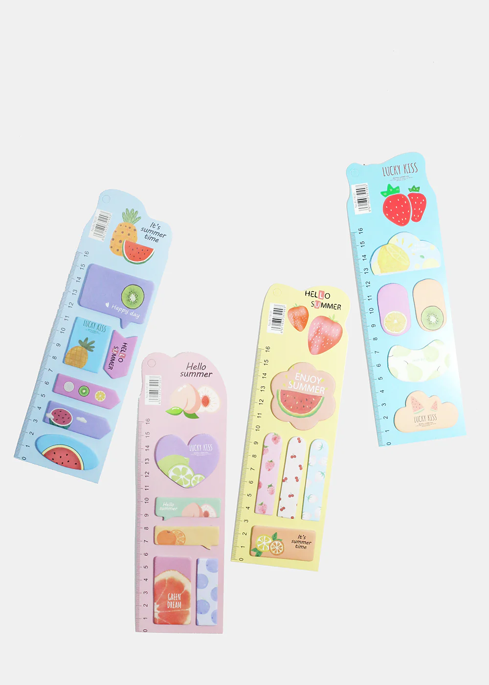 Fruit Print Index Sticky Notes & Ruler - Image 2