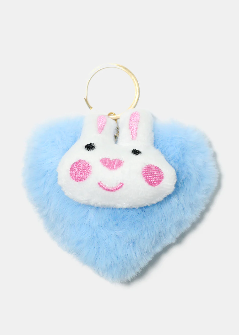Fuzzy Bunny Keychain - Image 2