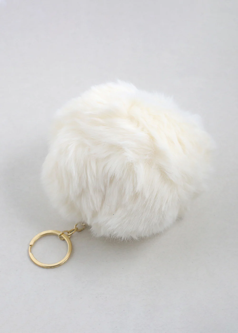 Fuzzy Pom Pom Keychain - Image 2
