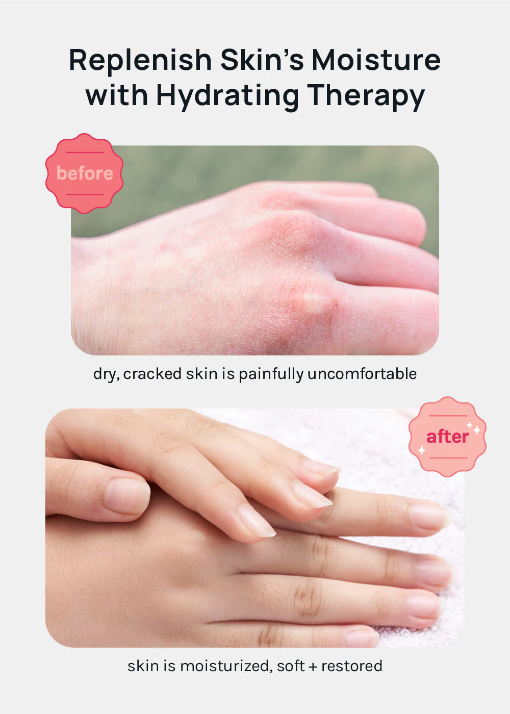 Gel Lined Moisturizing Spa Glove - Lavender - Image 2