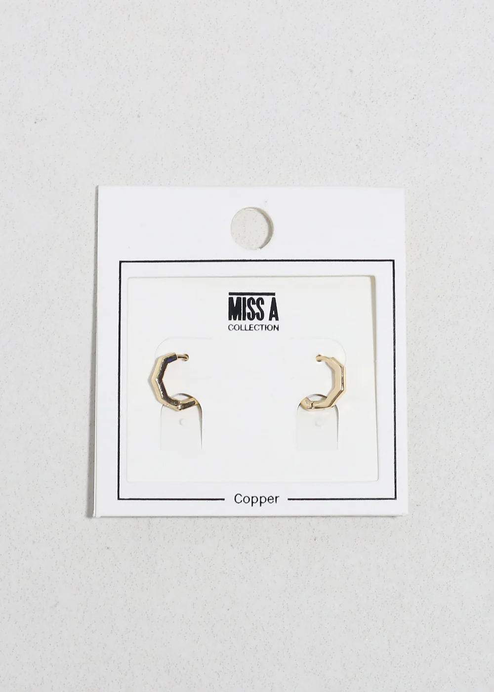 Geo Mini Hoop Earrings - Image 2