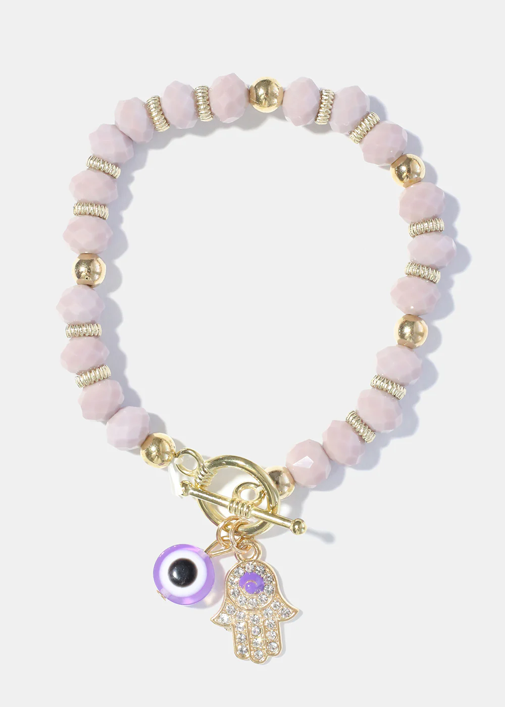 Hamsa Hand and Evil Eye Bead Bracelet - Image 7