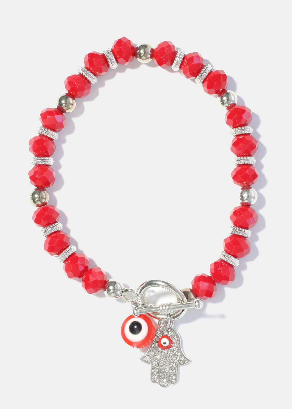 Hamsa Hand and Evil Eye Bead Bracelet - Image 9