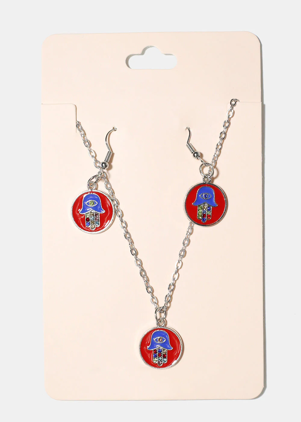 Hamsa Hand Pendant Necklace - Image 10
