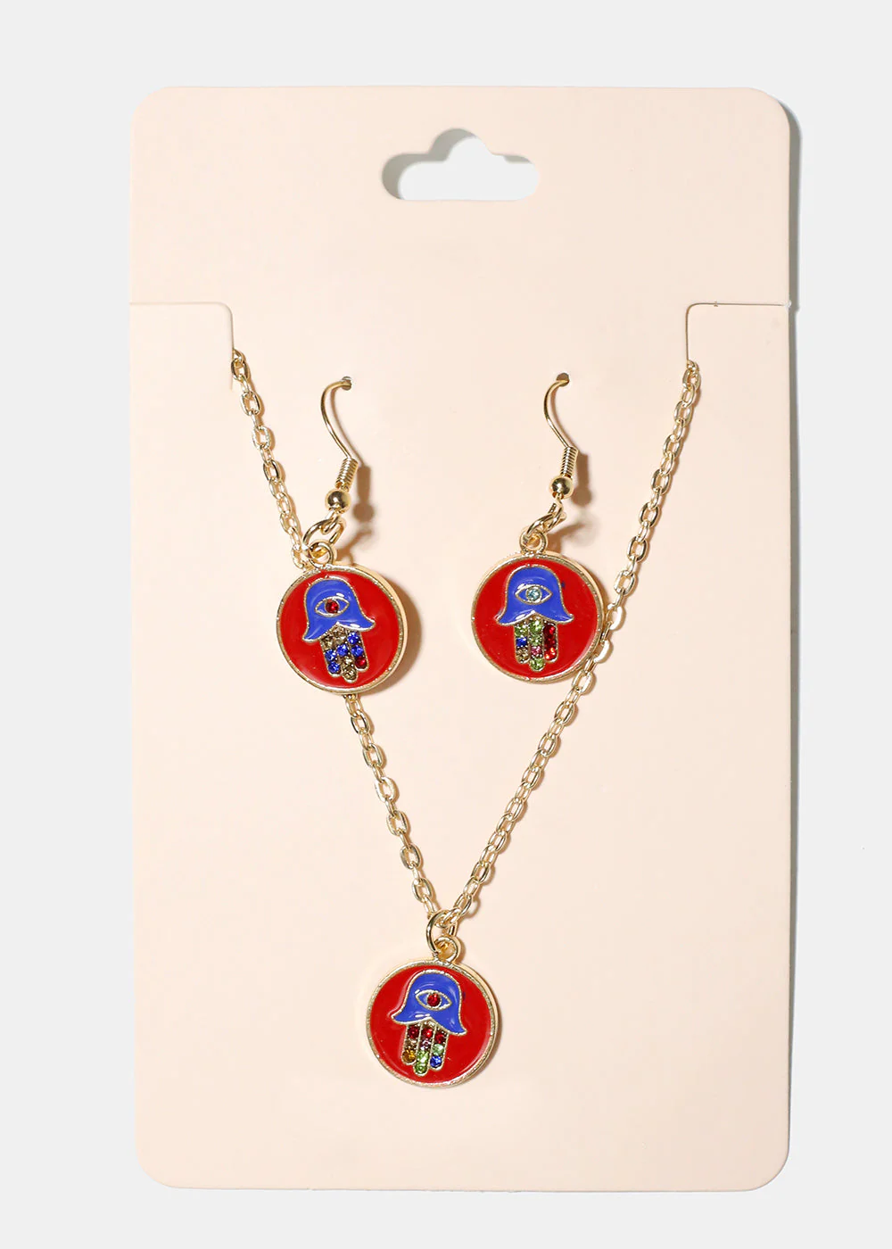 Hamsa Hand Pendant Necklace - Image 4