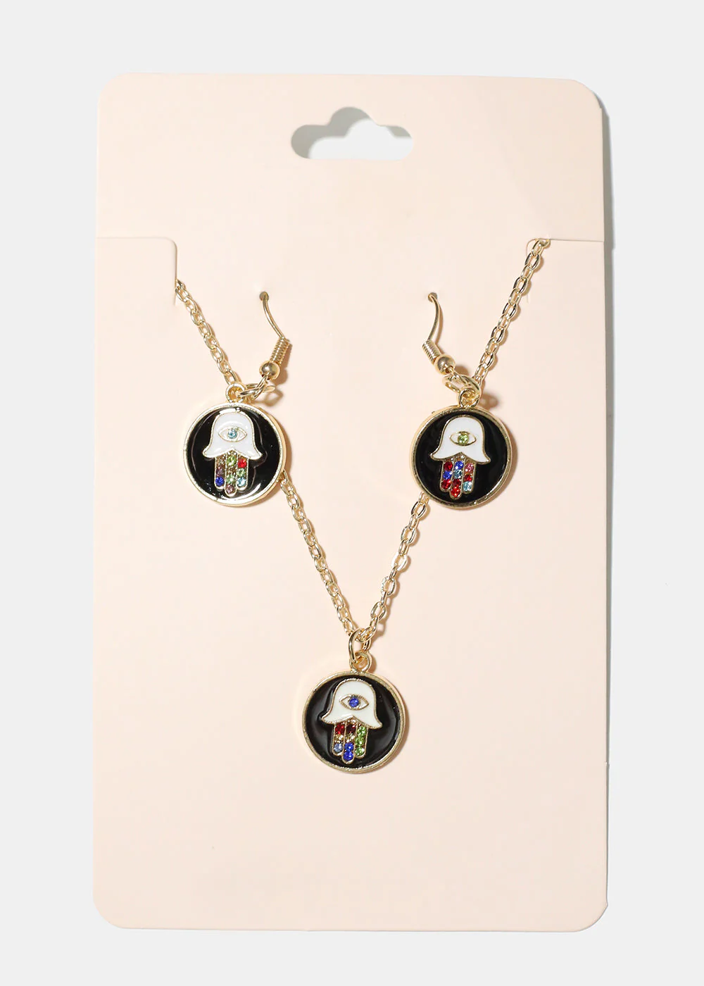 Hamsa Hand Pendant Necklace - Image 6