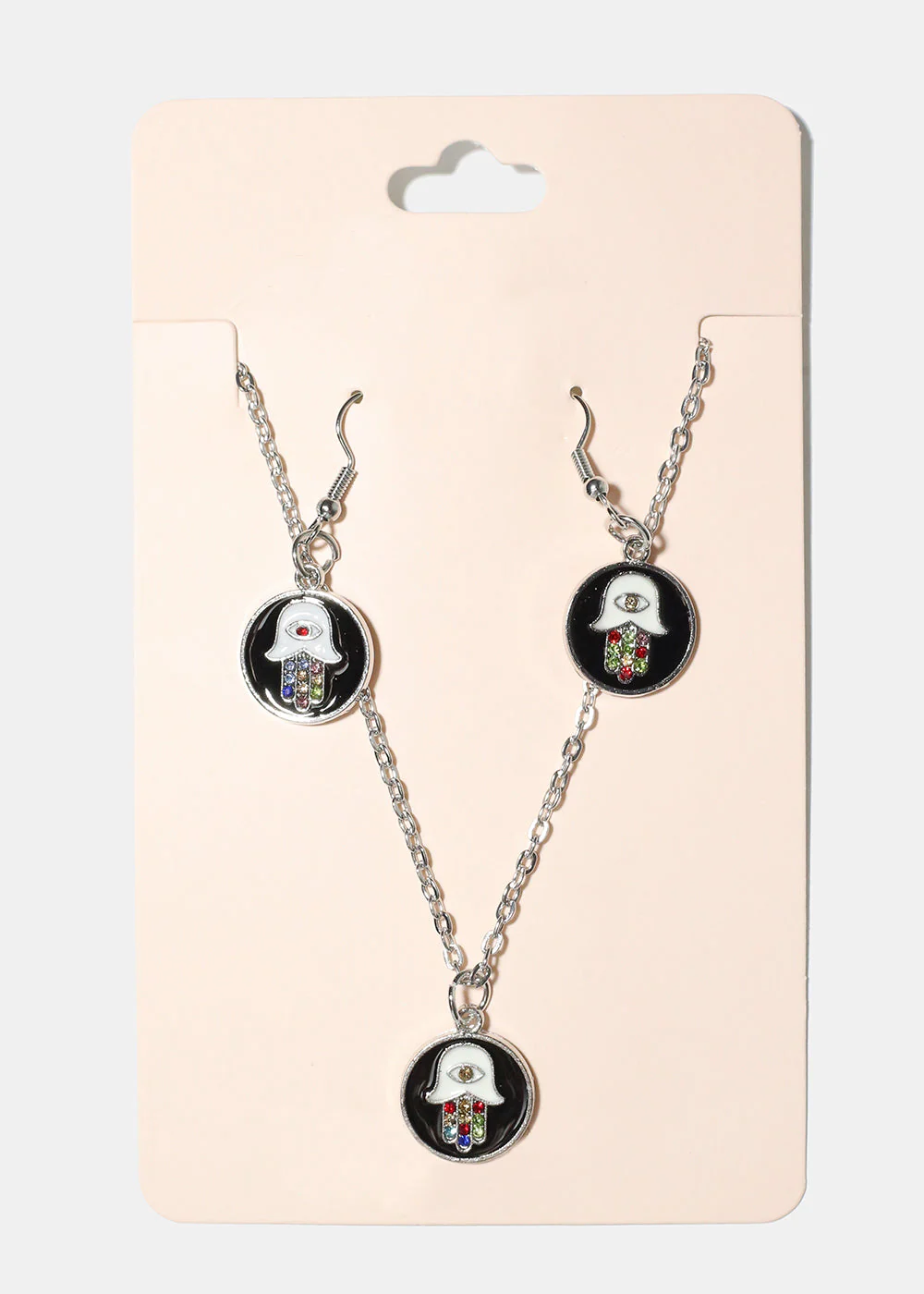Hamsa Hand Pendant Necklace - Image 8