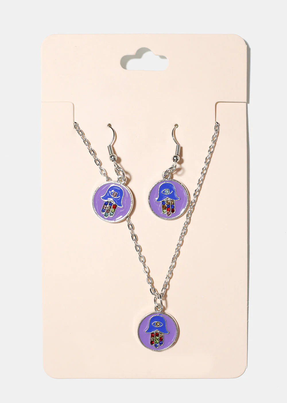 Hamsa Hand Pendant Necklace - Image 9