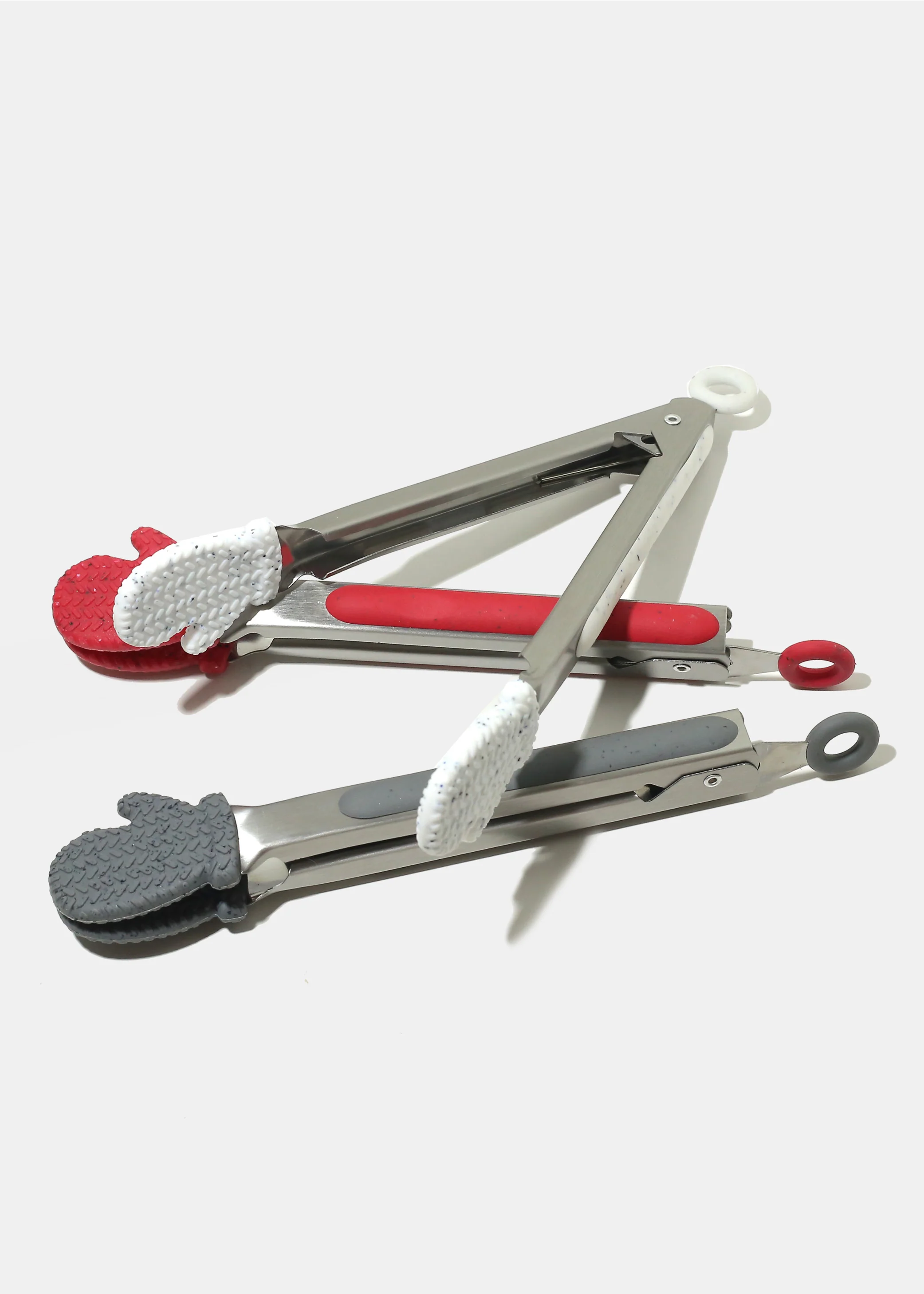 Holiday Mitten Silicone Tongs