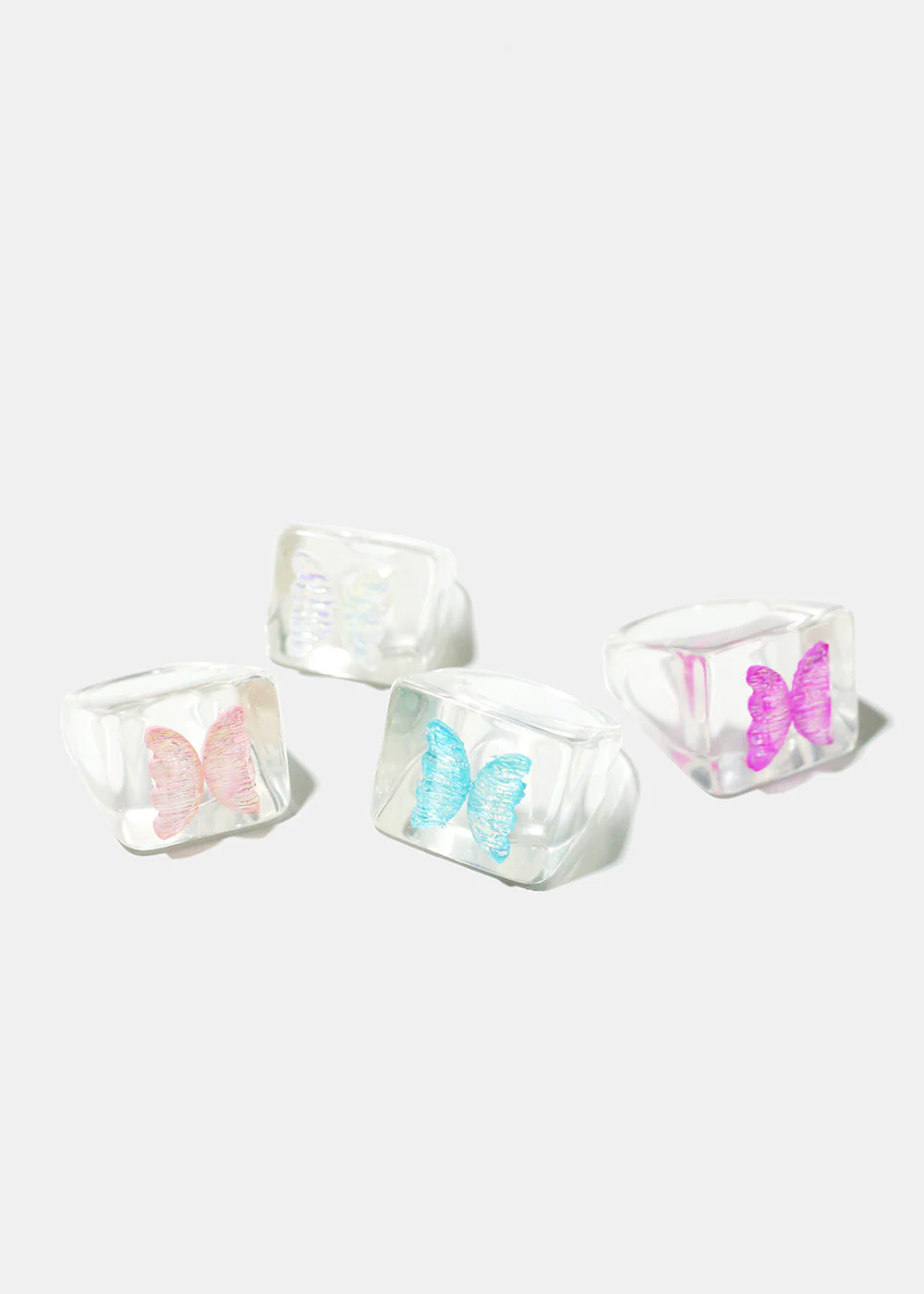 Holo Butterfly Squared Ring - Image 2