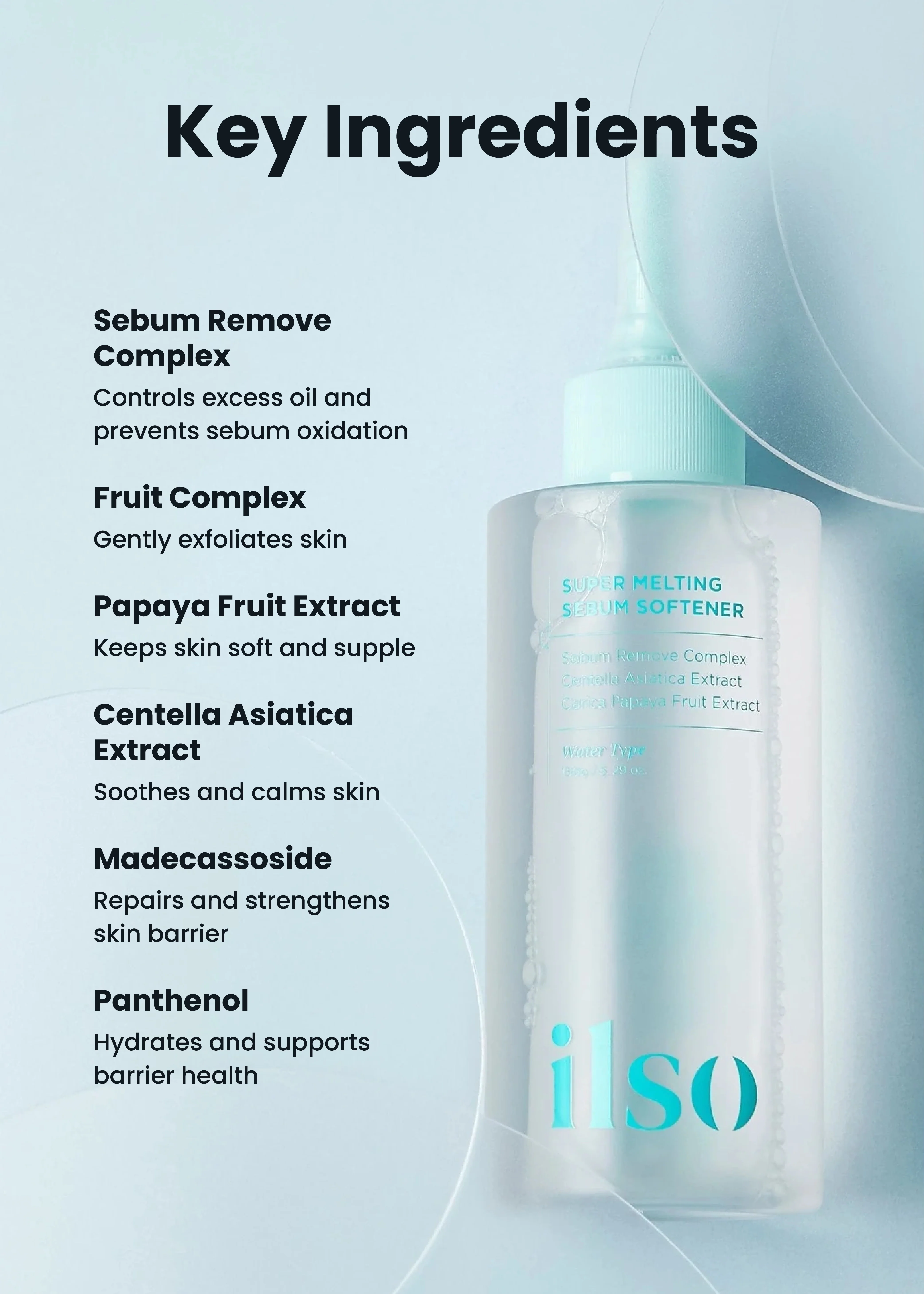 ilso Super Melting Sebum Softener 150ml + Skin Wrap Cotton Pad Set - Image 6