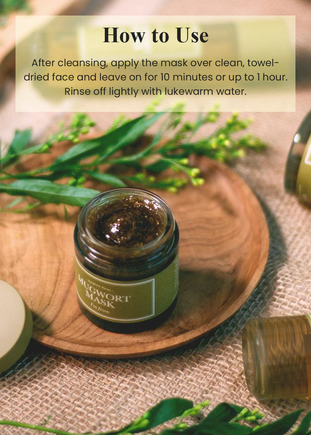 I’m from Mugwort Mask 110g - Image 7