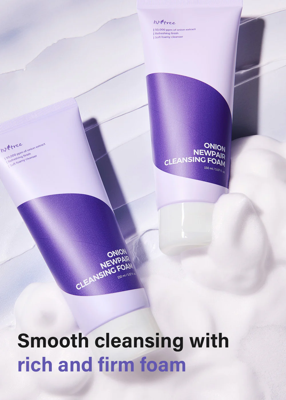 Isntree Onion Newpair Cleansing Foam 150ml - Image 4