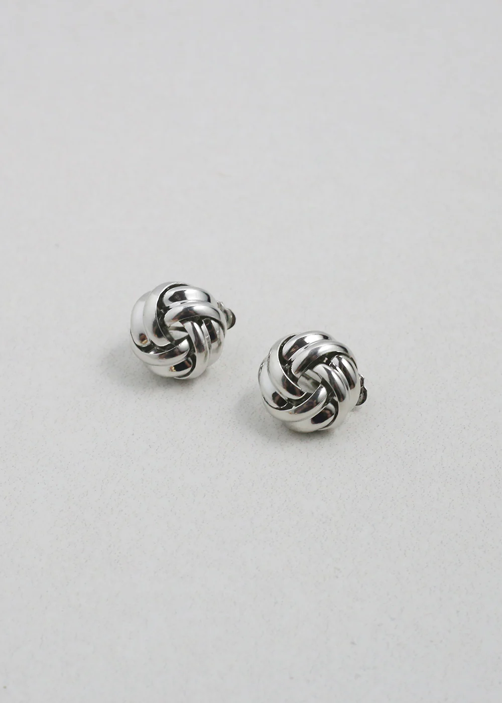 Knot Stud Clip-On Earrings - Image 3