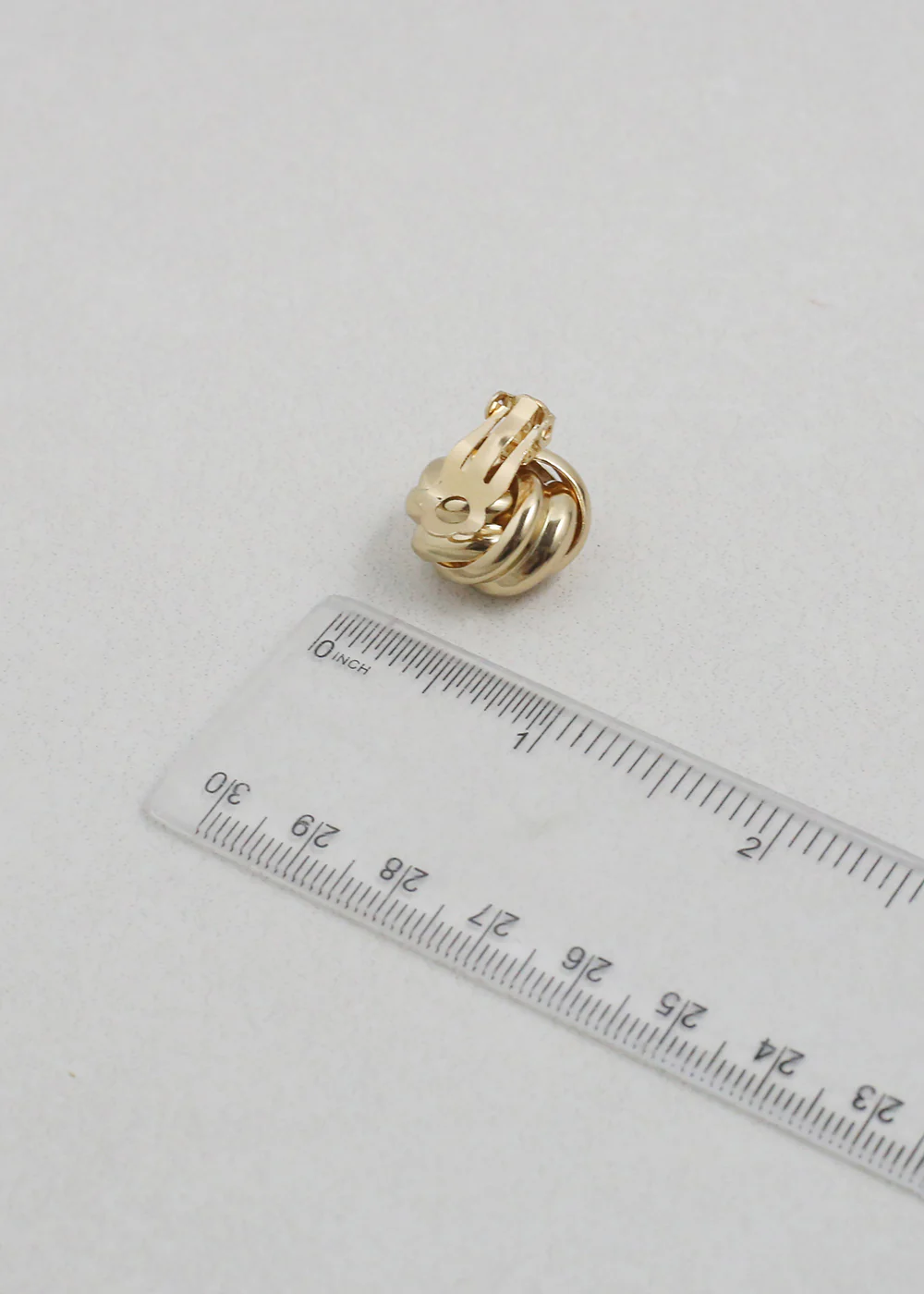 Knot Stud Clip-On Earrings - Image 4