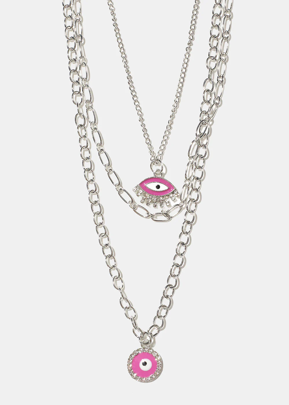Layered Evil Eye Necklace - Image 7