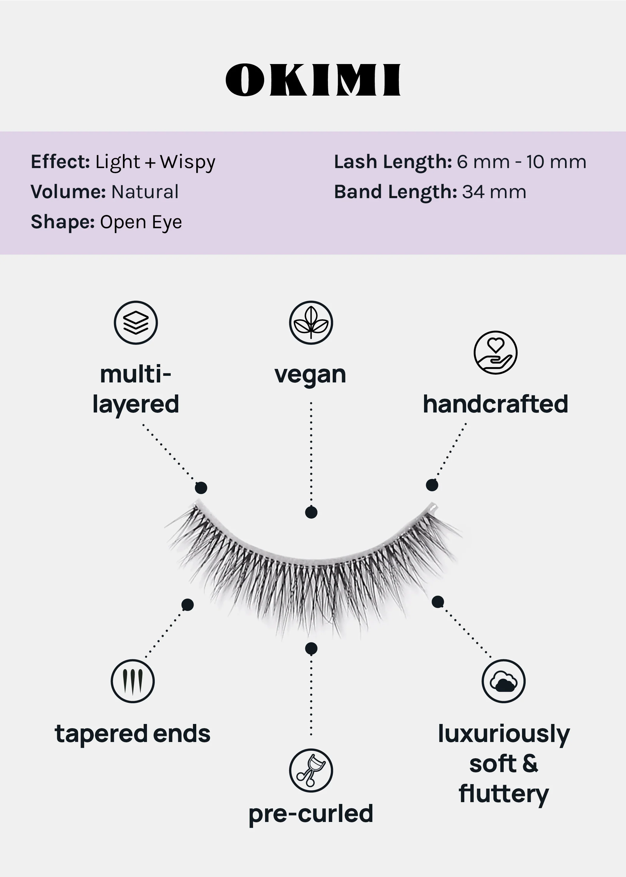 Magical Girl Light Eyelashes – Okimi - Image 4