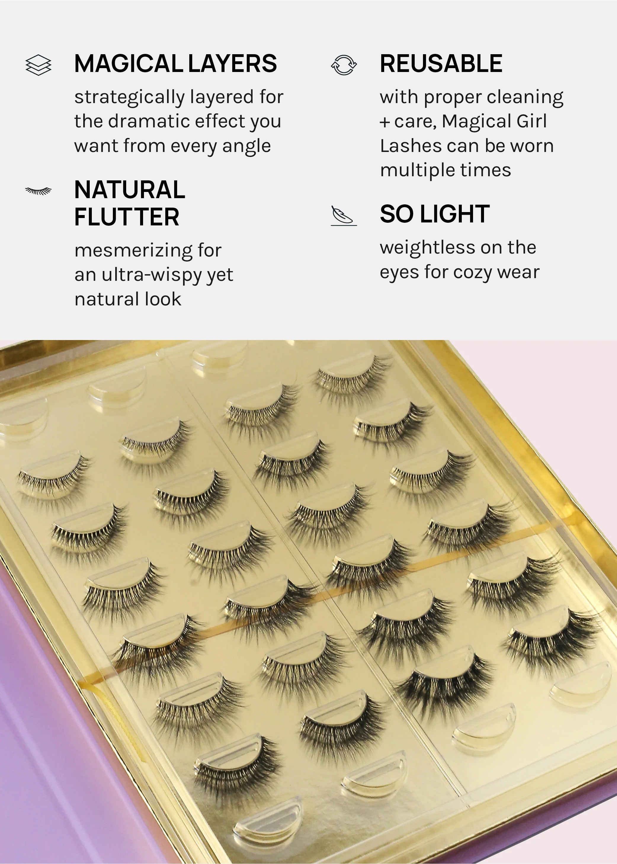 Magical Girl Light Eyelashes – Okimi - Image 7