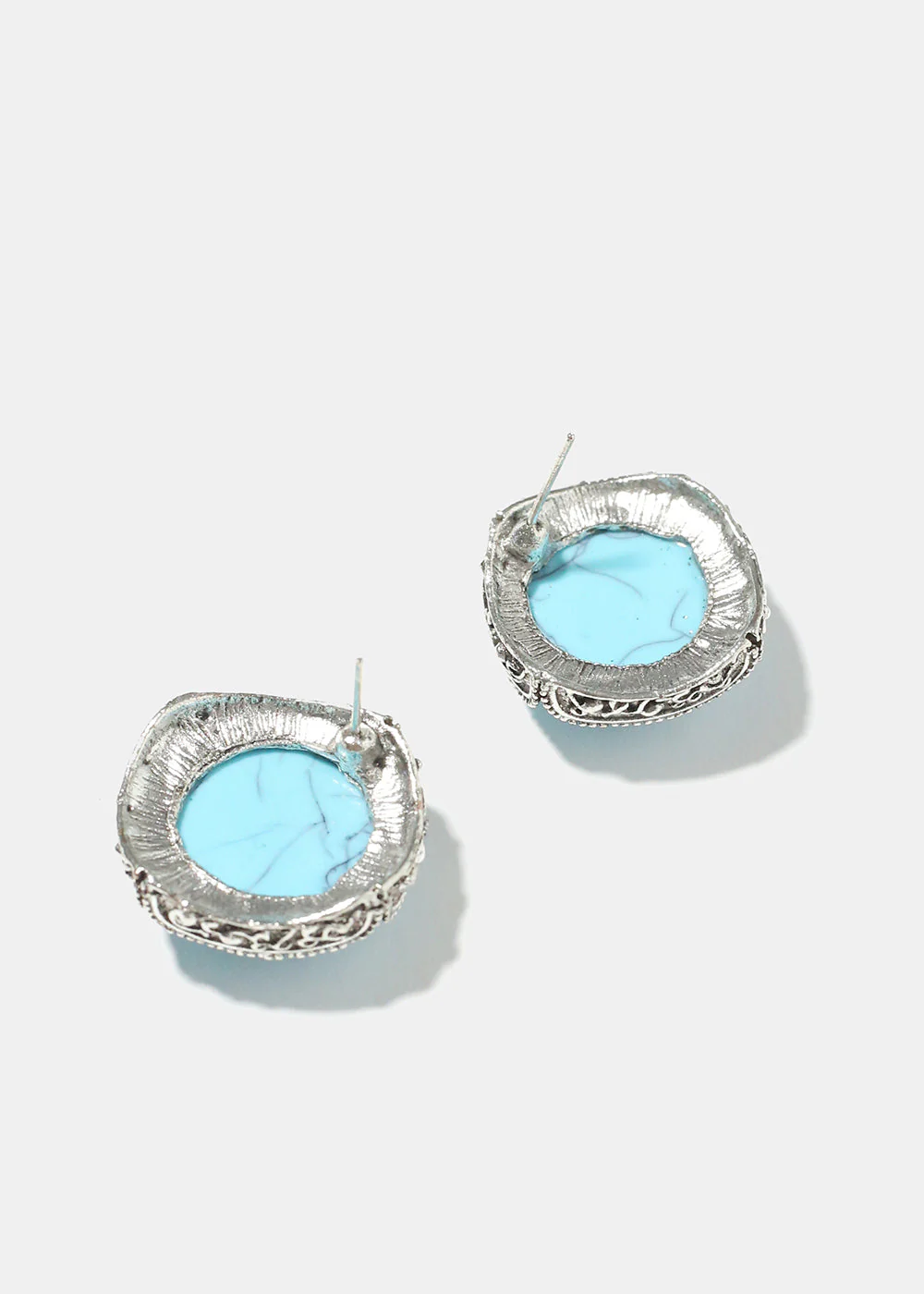 Marbled Square Earrings - Image 3