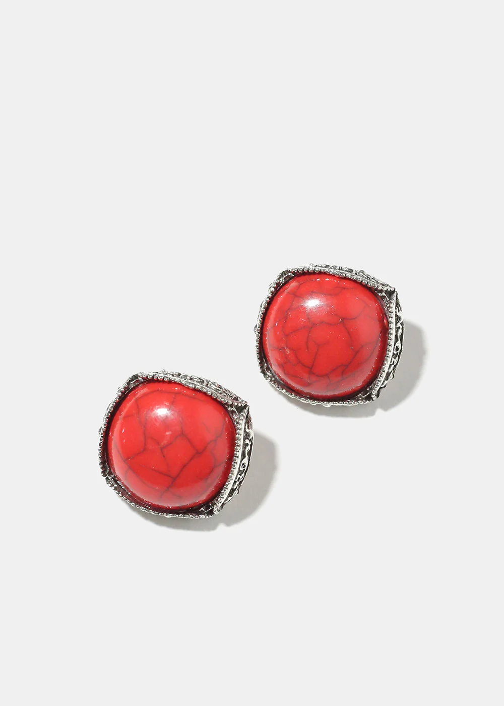 Marbled Square Earrings - Image 6