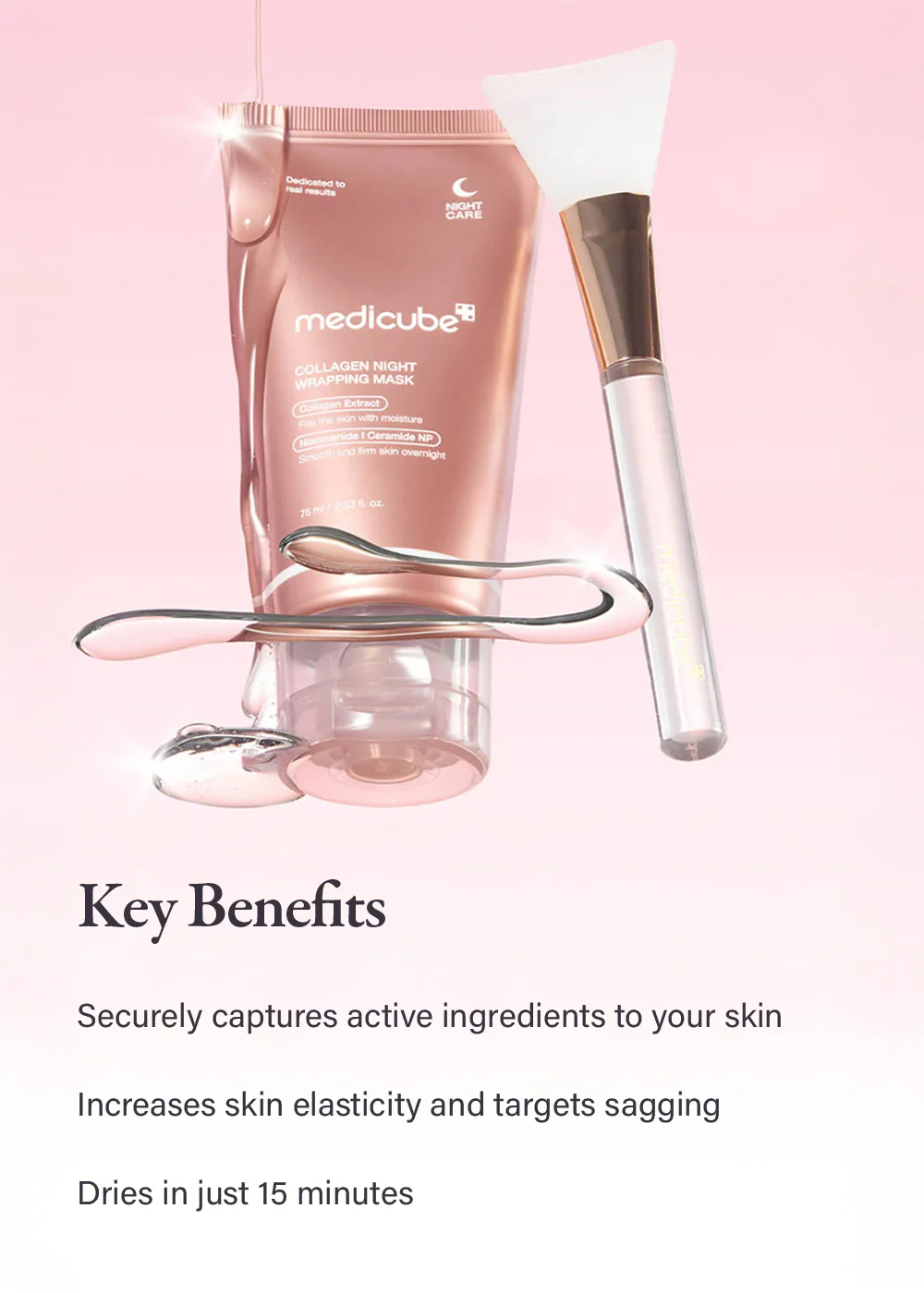 medicube Collagen Night Wrapping Mask 75ml - Image 3