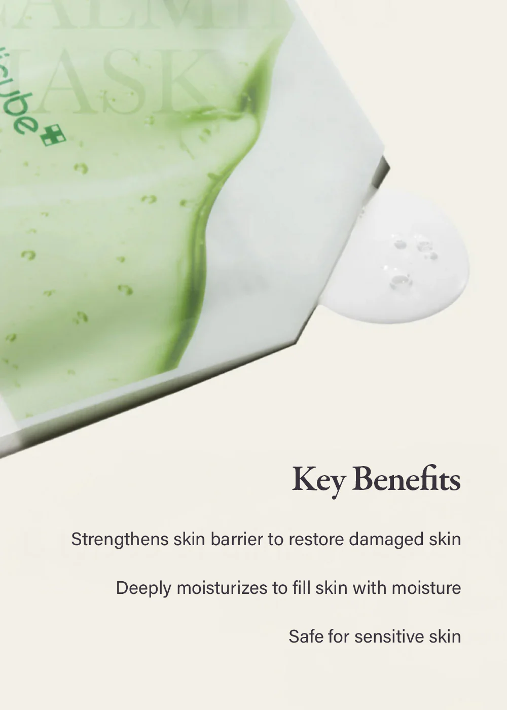 medicube Super Cica Calming Mask (1 Sheet) - Image 3