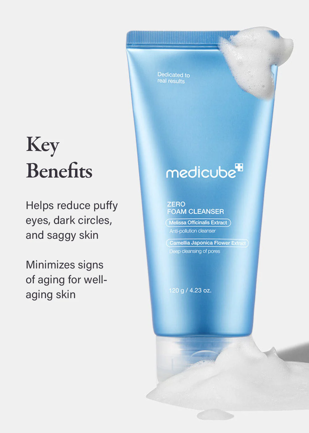 medicube Zero Foam Cleanser 120g - Image 3