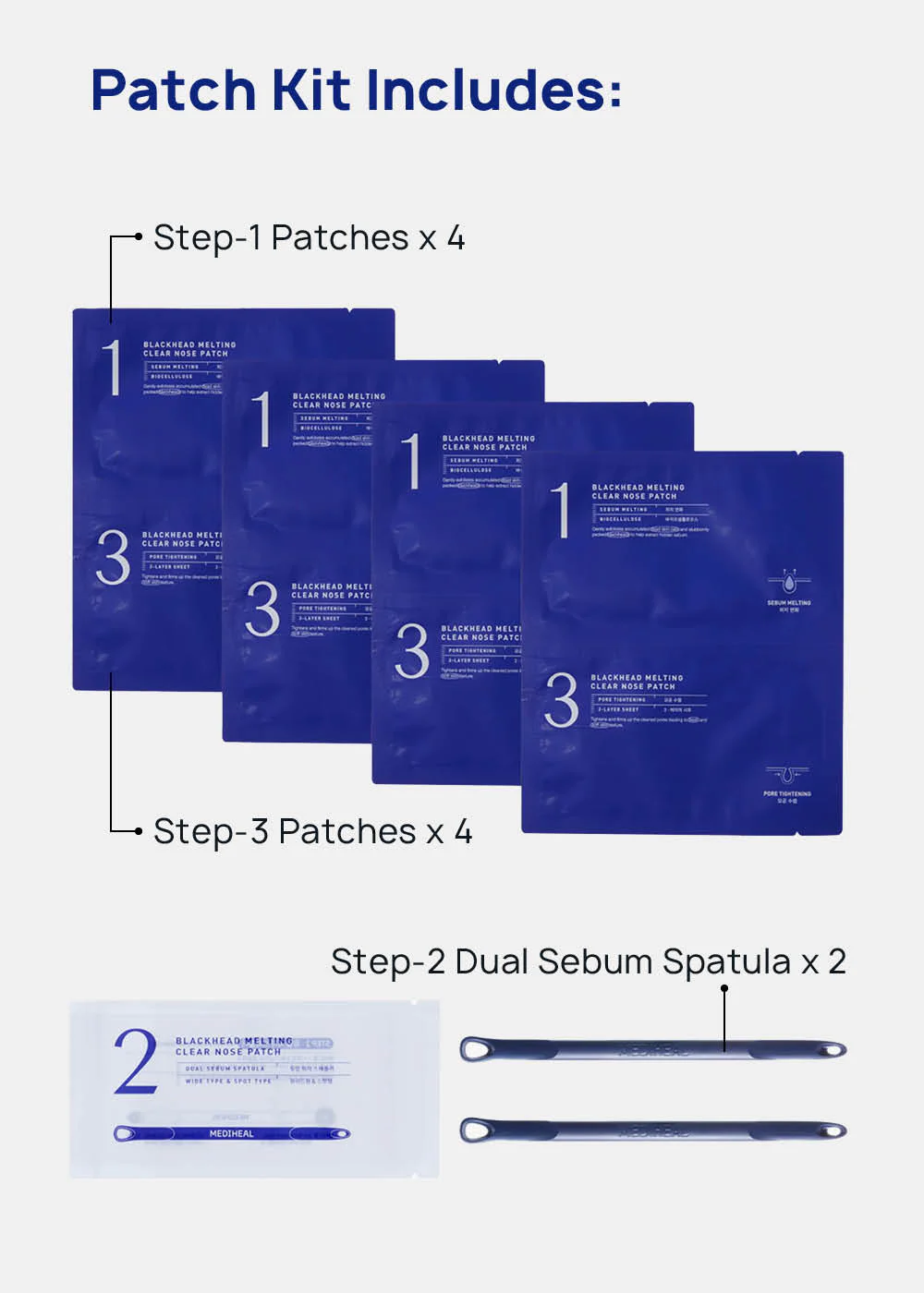 MEDIHEAL Blackhead Melting Clear Nose Patch - Image 3