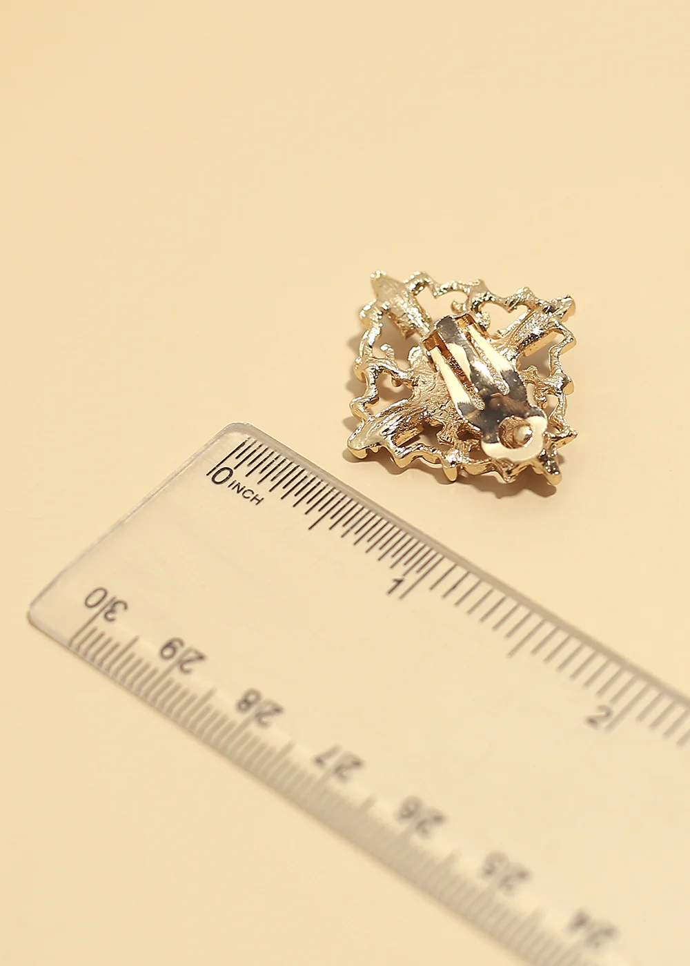 "Midnight Pearl" Clip Earrings - Image 6