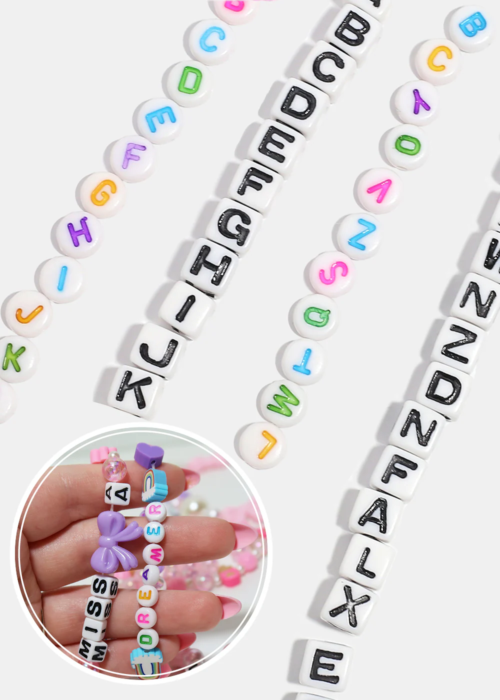 DIY Jewelry Making- Miss A Alphabetic Beads