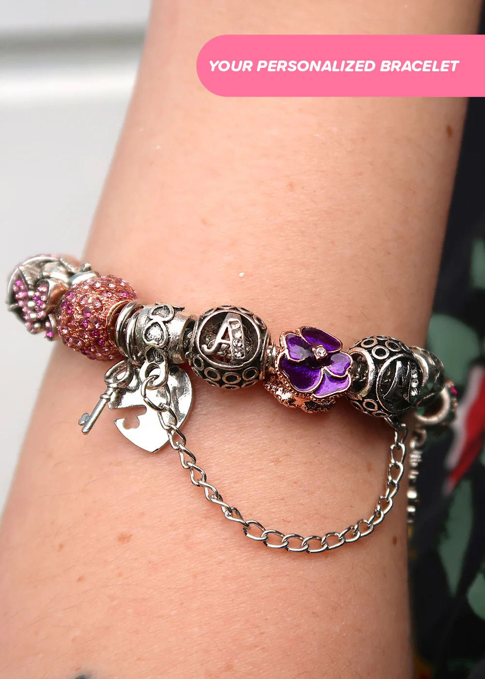 Miss A Bead Charm - Moon and Stars - Image 4