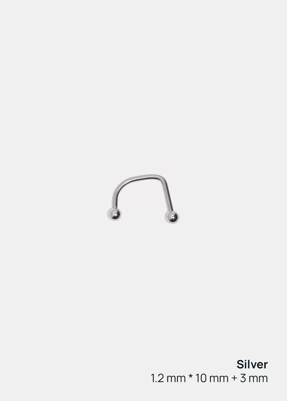 Miss A Body Jewelry - C-Shaped Barbell Monroe - Image 3