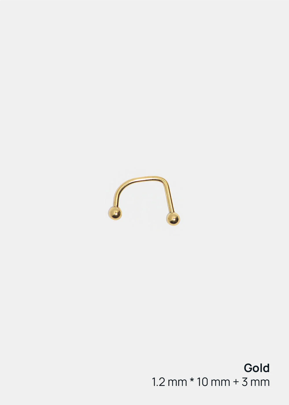 Miss A Body Jewelry - C-Shaped Barbell Monroe - Image 4