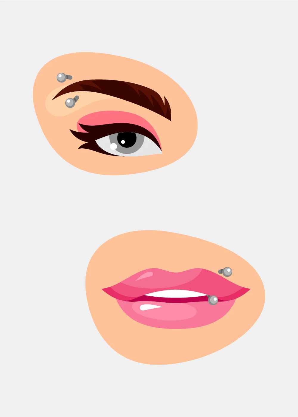 Miss A Body Jewelry - Curved Barbell - Image 2