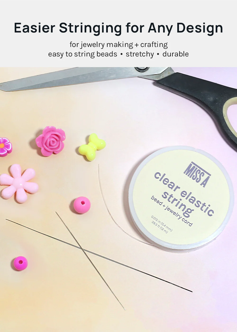 DIY Jewelry Making- Miss A Clear Elastic String - Image 2