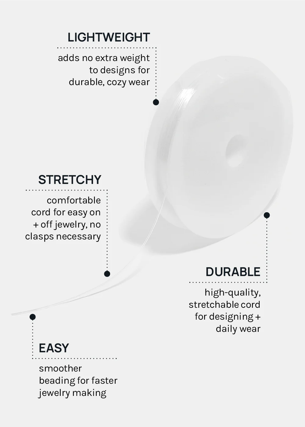 DIY Jewelry Making- Miss A Clear Elastic String - Image 4