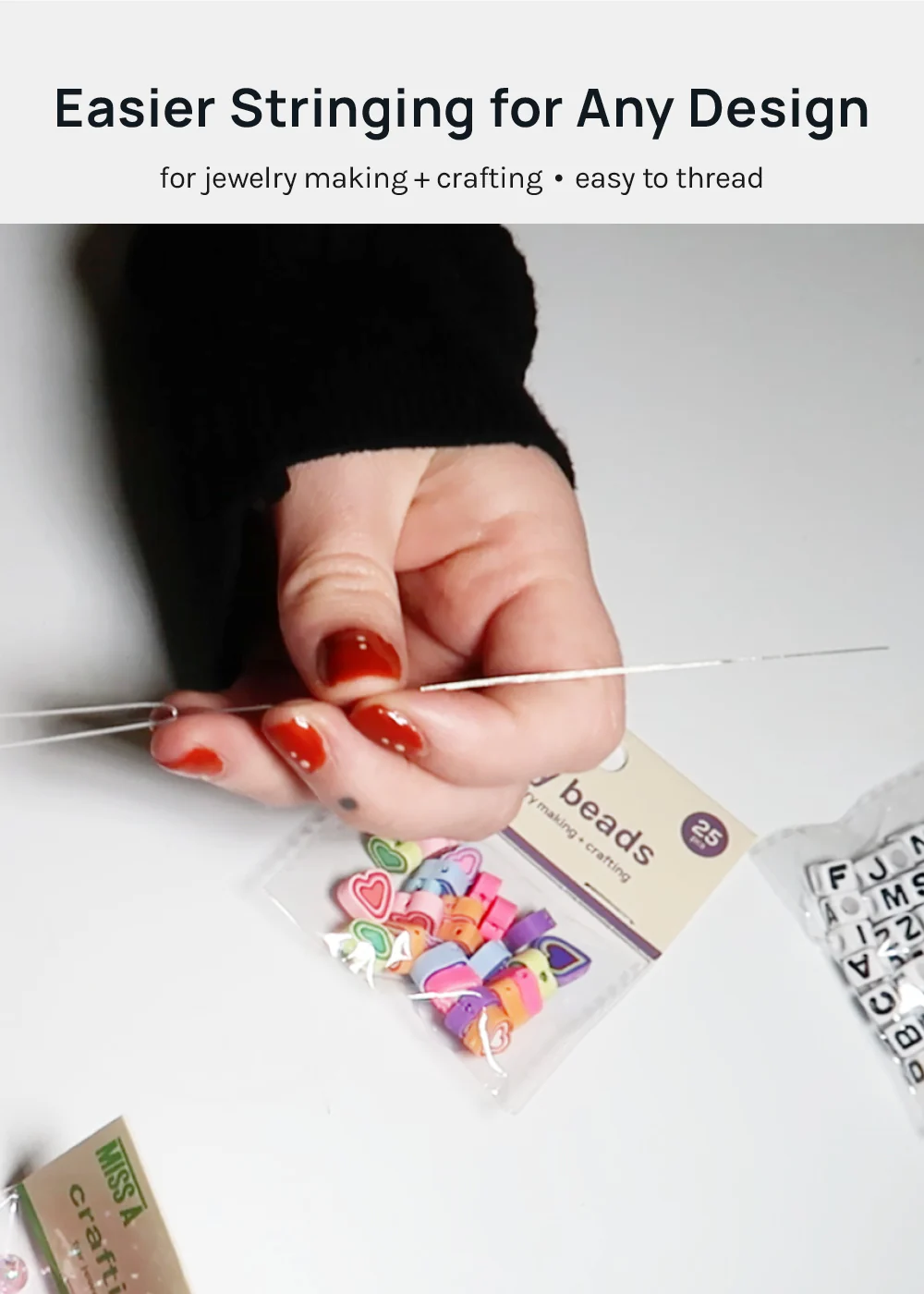 DIY Jewelry Making- Miss A Stainless Steel Beading Needles - Image 2