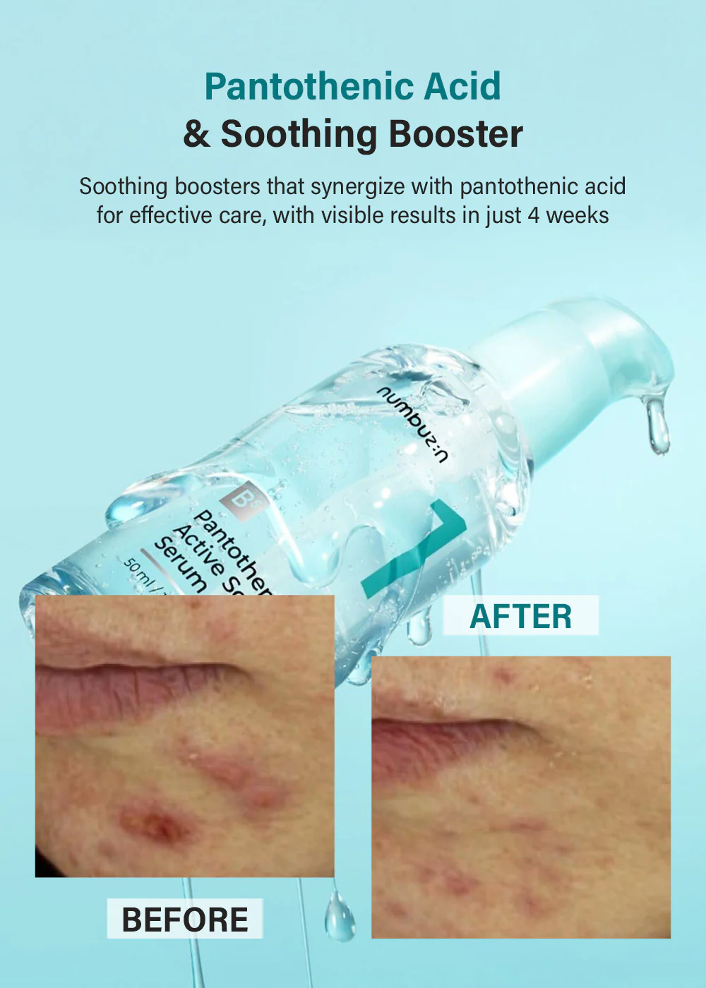 numbuzin No. 1 Pantothenic B5 Active Soothing Serum 50ml - Image 3