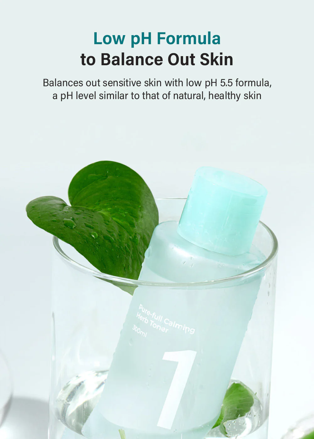numbuzin No. 1 Pure-Full Calming Herb Toner 300ml - Image 4