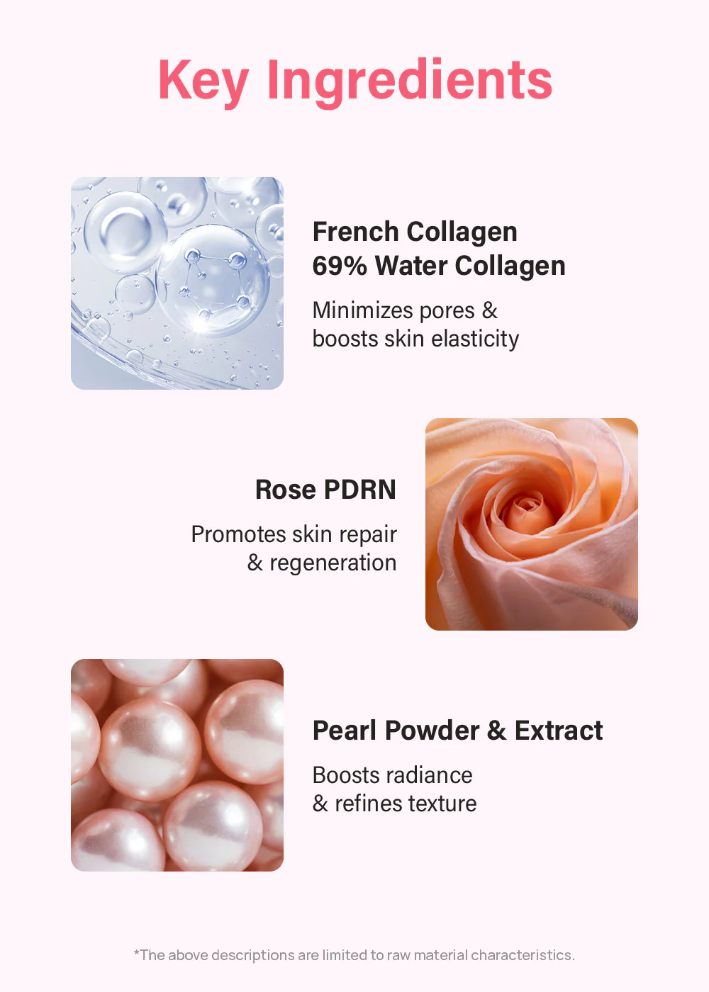 numbuzin No. 2 Rose PDRN Collagen Plumping Sheet Mask - Image 4