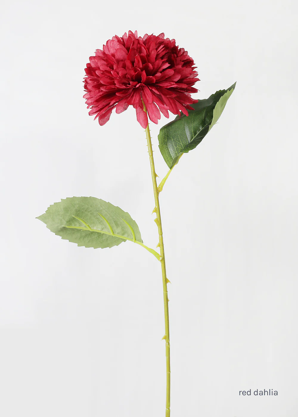 Official Key Items Artificial Flowers - Red Dahlia
