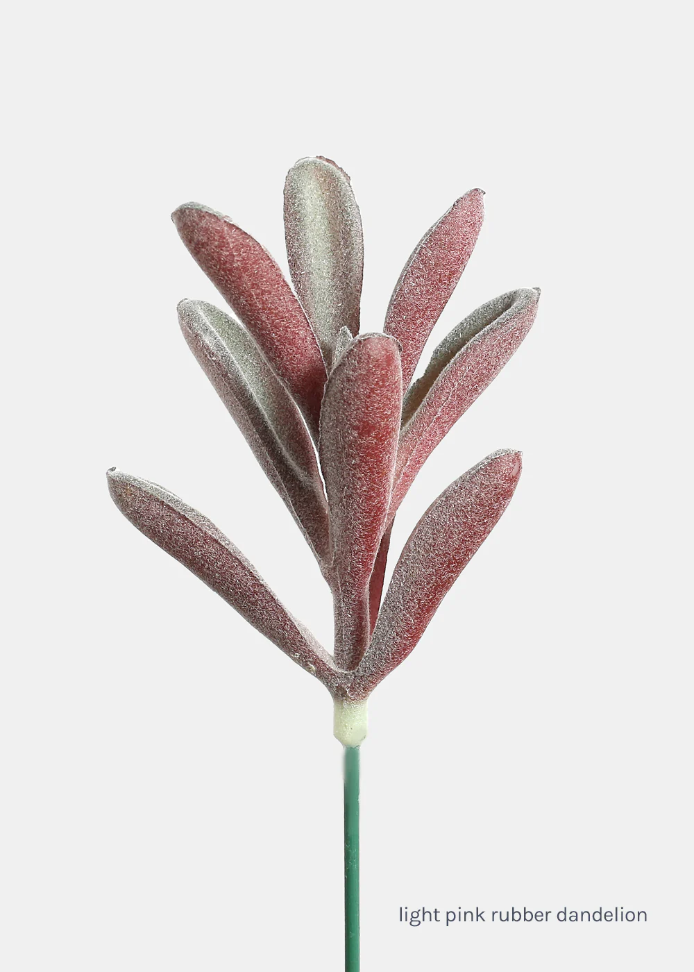 Official Key Items Artificial Succulents - Light Pink Rubber Dandelion