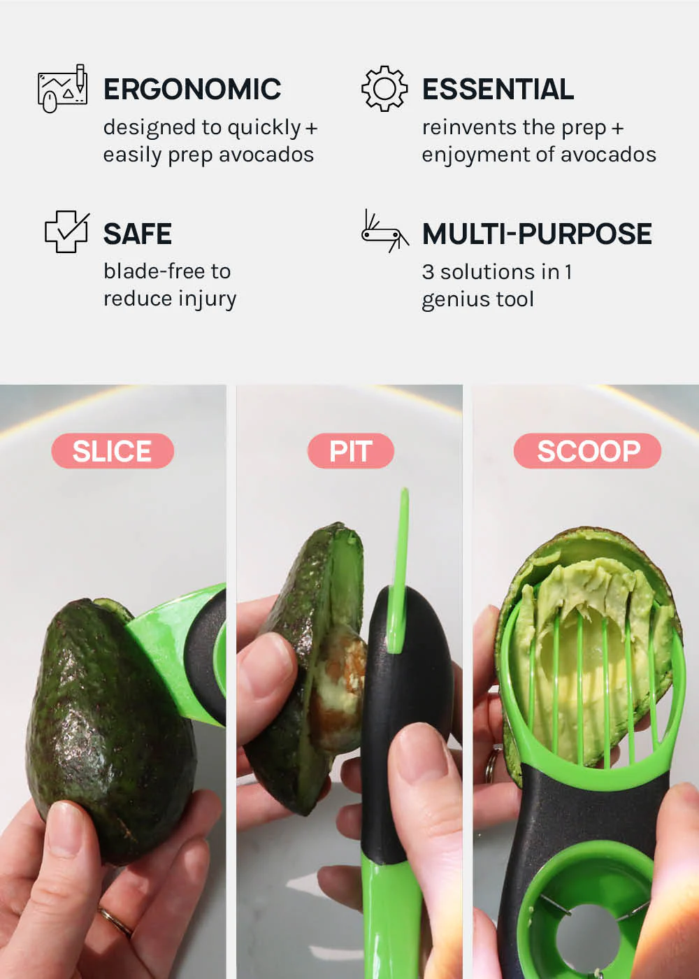 Official Key Items Avocado Slicer - Image 3