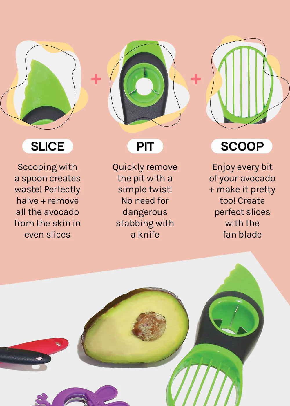 Official Key Items Avocado Slicer - Image 5