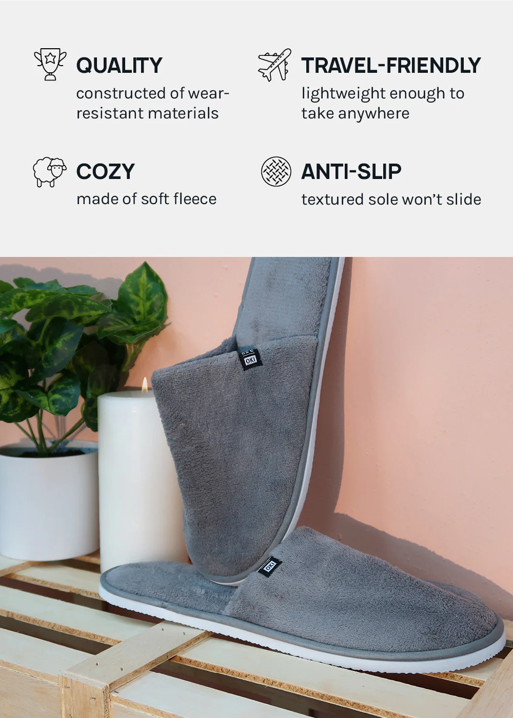 Official Key Items: A+ Plush Slippers - Image 3