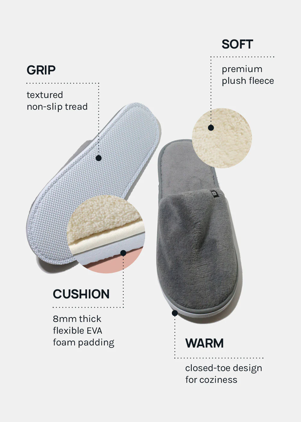Official Key Items: A+ Plush Slippers - Image 4