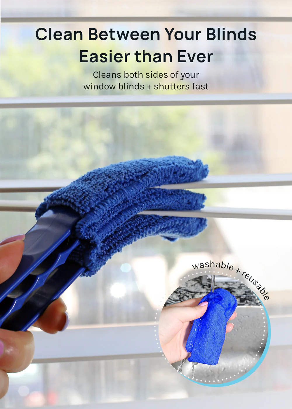 Official Key Items Blind Duster - Blue - Image 2