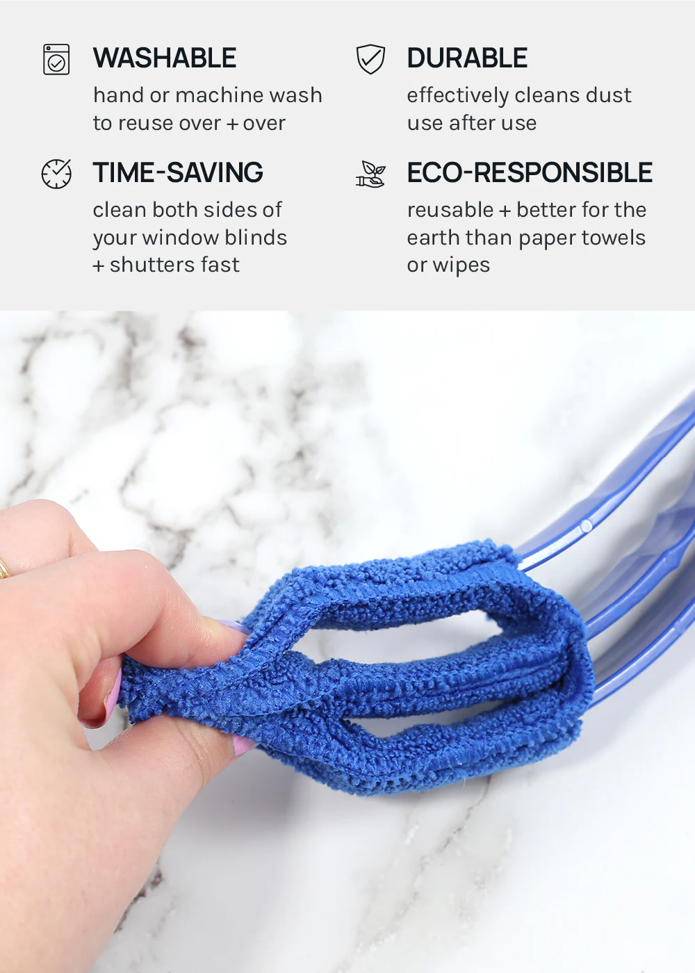 Official Key Items Blind Duster - Blue - Image 4